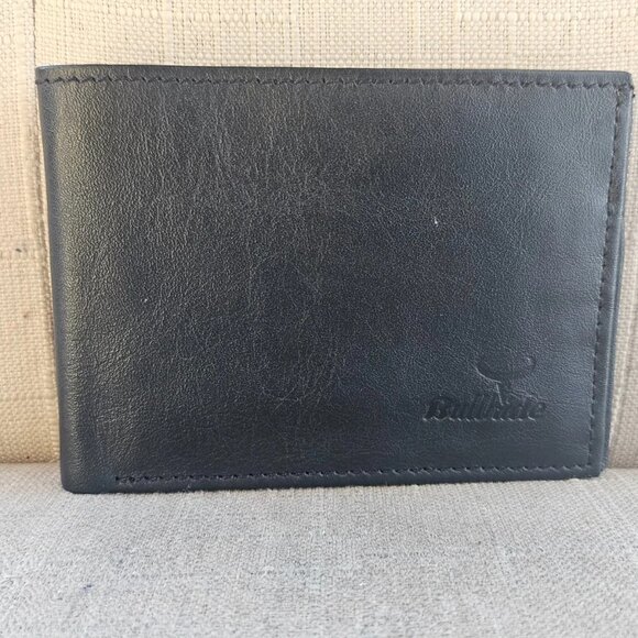 Leather Cardholder Wallet Billfold Handmade Bifold Purse Made in Pakistan - Picture 3 of 12